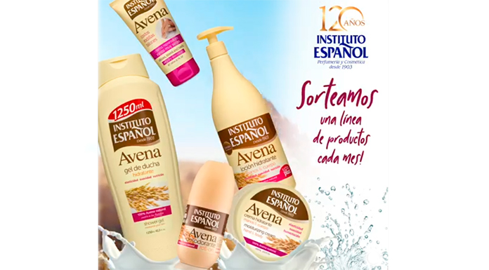 Sorteo de productos de la línea Avena Instituto Español