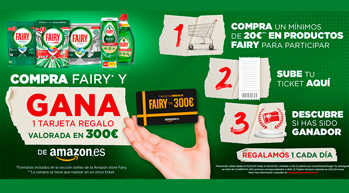 Gana 1 tarjeta regalo con Fairy