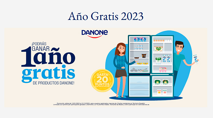 Gana un año de productos Danone