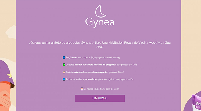 Gana un lote de productos Gynea