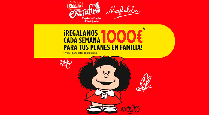 Nestlé Extrafino regala 1.000€ cada semana
