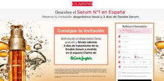 Prueba gratis Double Serum de Clarins Prueba gratis Double Serum de Clarins