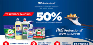 Reembolso del 50% de tu compra de limpieza P&G Professional Reembolso del 50% de tu compra de limpieza P&G Professional