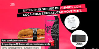 Sorteo de premios con Coca Cola y 100 Montaditos