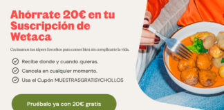 Ahórrate 20€ en tu suscripción de Wetaca