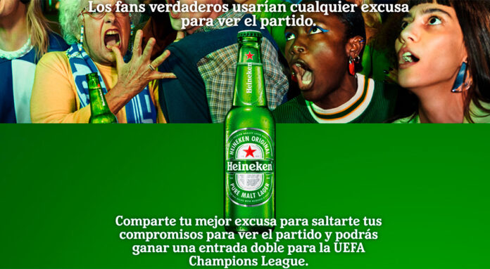 Gana dos entradas para la UEFA Champions League con Heineken