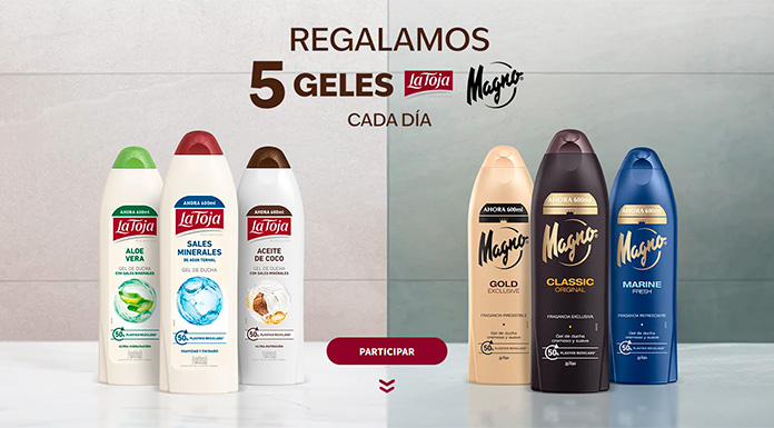 Regalan geles La Toja y Magno