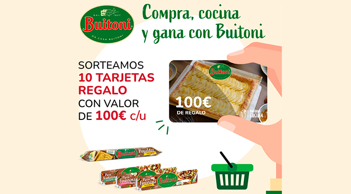 Sortean 10 Tarjetas Regalo con Buitoni