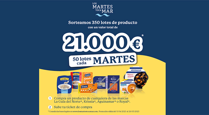 Sorteo de 350 lotes de productos Aguinaga