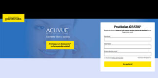 Prueba gratis las lentillas Acuvue Prueba gratis las lentillas Acuvue