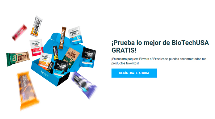 Prueba lo mejor de BioTechUSA gratis