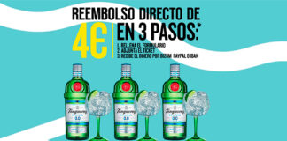 Reembolso directo de Tanqueray Reembolso directo de Tanqueray