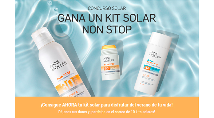 Gana un kit solar Non Stop Anne Möller