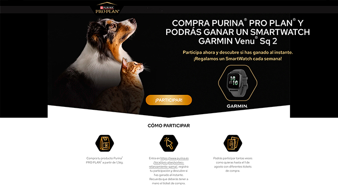 Gana un Smartwatch con Purina