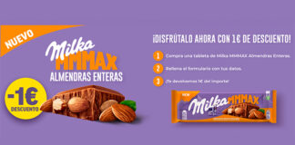 Reembolsos de Milka Mmmax Almendras Enteras Reembolsos de Milka Mmmax Almendras Enteras