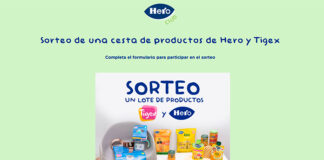 Sorteo de una cesta de productos de Hero y Tigex Sorteo de una cesta de productos de Hero y Tigex