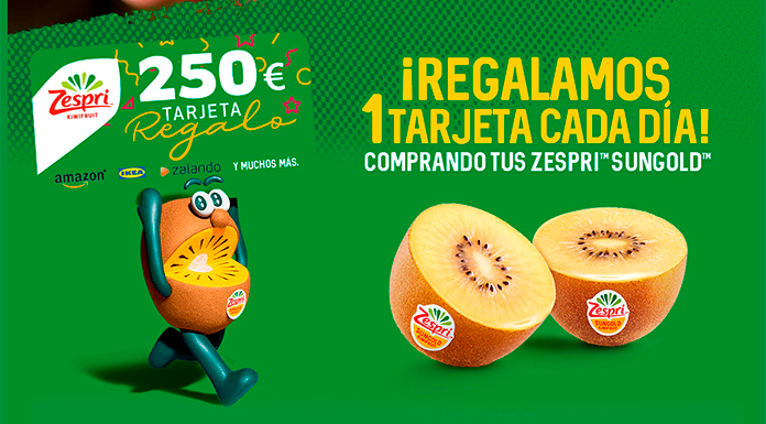 Zespri regala 1 tarjeta cada día