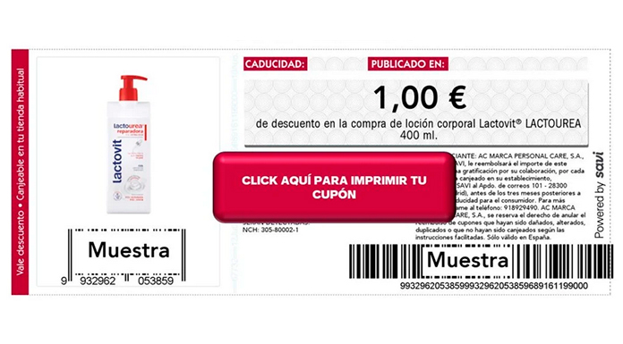 Cupones descuento Lactovit