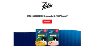Gana 3 meses gratis de la novedad de Felix Snacks Gana 3 meses gratis de la novedad de Felix Snacks