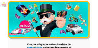 Millones de premios con Monopoly de McDonald’s Millones de premios con Monopoly de McDonald's