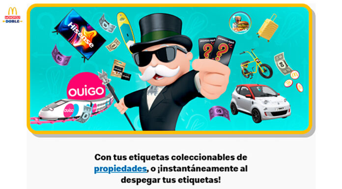 Millones de premios con Monopoly de McDonald's
