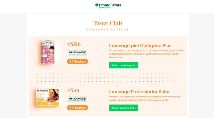 Tester Club de PromoFarma