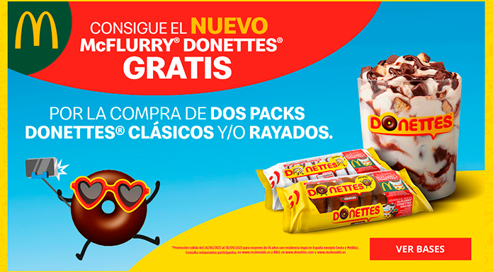 Consigue McFlurry Donettes gratis