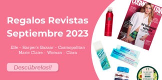 Regalos Revistas Septiembre 2023 Regalos de las revistas de Septiembre 2023