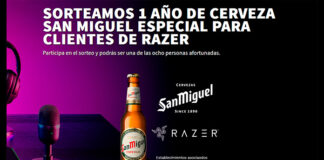 Sorteo de 1 año de cerveza San Miguel Sorteo de 1 año de cerveza San Miguel