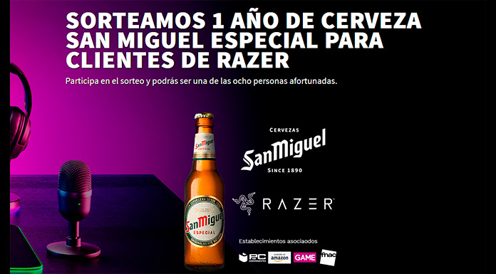 Sorteo de 1 año de cerveza San Miguel