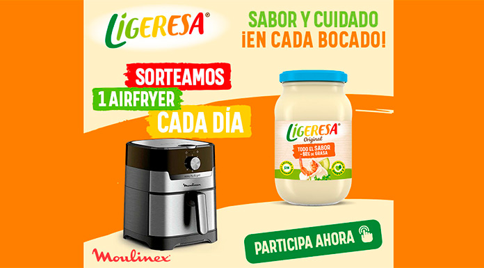 Ligeresa sortea 1 AirFryer cada día