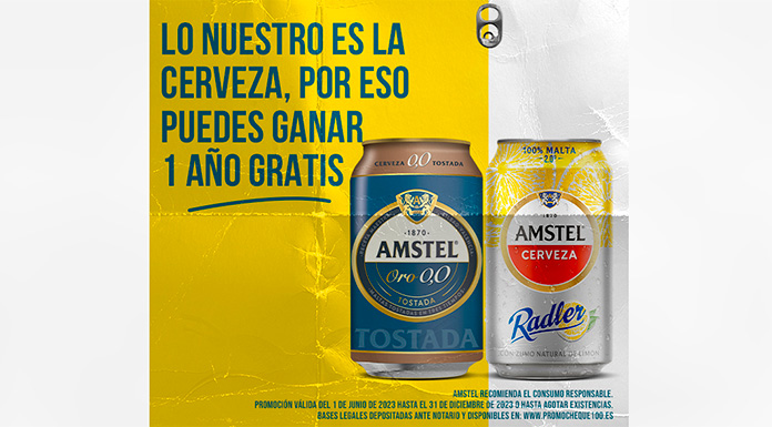 Gana 1 año gratis de Amstel