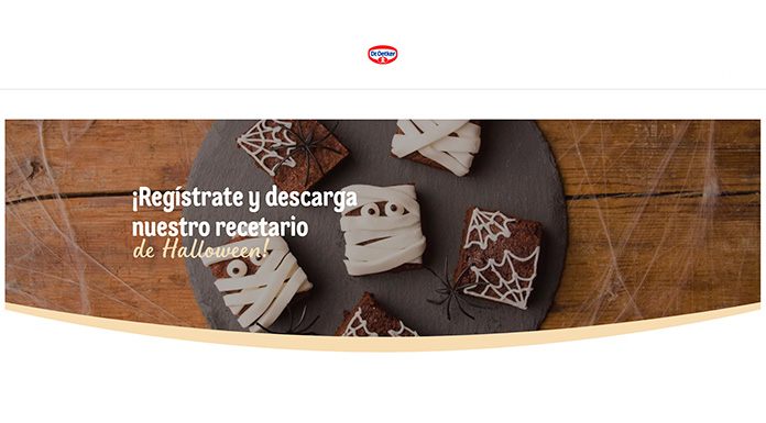 Recetario de Halloween de Dr. Oetker