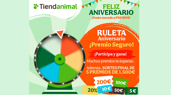 Ruleta Aniversario Tiendanimal