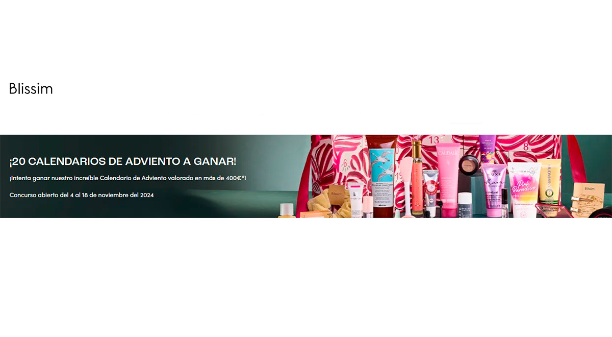 Calendarios de Adviento Blissim