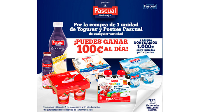 Gana 100 euros al día con Pascual