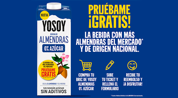 Prueba gratis Yosoy Almendras 0% Azúcar