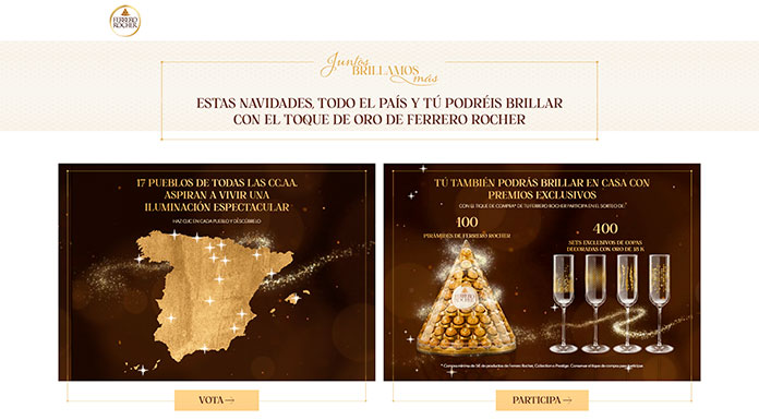 Sorteo de exclusivas pirámides de Ferrero Rocher