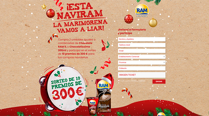 Sorteo de premios de Ram A la taza