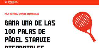 Llévate una pala de pádel con Victoria Llévate una pala de pádel con Victoria
