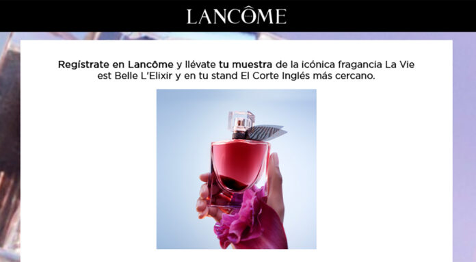 Muestras gratis de La Vie Est Belle de Lancôme