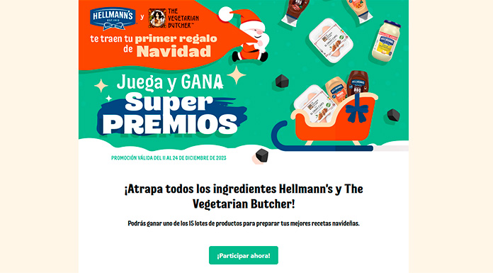 Premios con Hellmann's y The Vegetarian Butcher