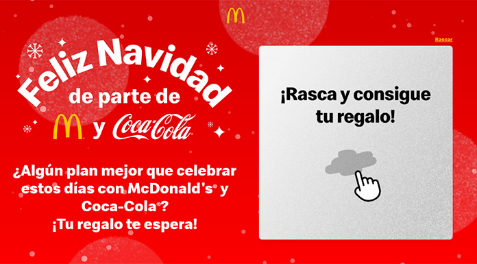 Rasca con McDonald's y Coca-Cola