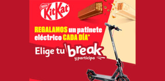 Kitkat regala un patinete cada día Kitkat regala un patinete cada día