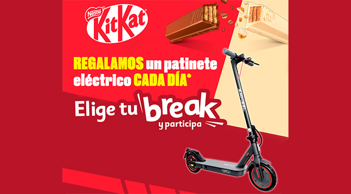 Kitkat regala un patinete cada día