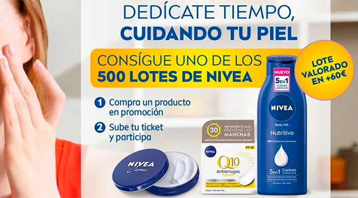 Sorteo de 500 lotes de Nivea