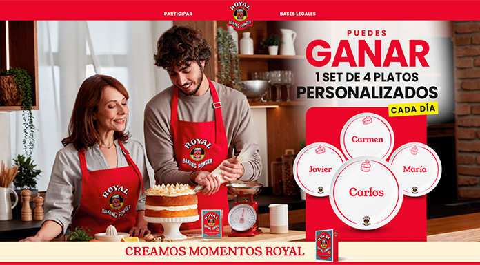 Gana platos personalizados con Royal