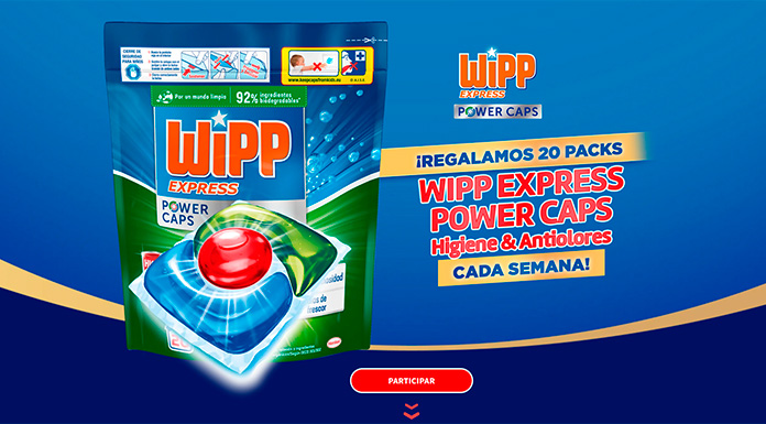 Gratis packs Wipp Express Power Caps