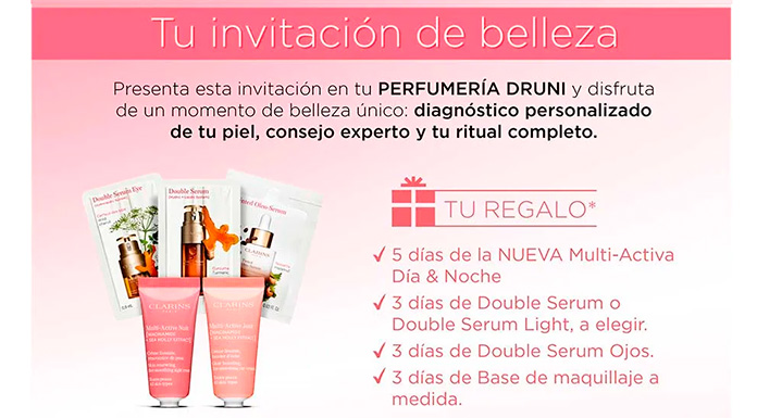 Muestras gratis de Clarins