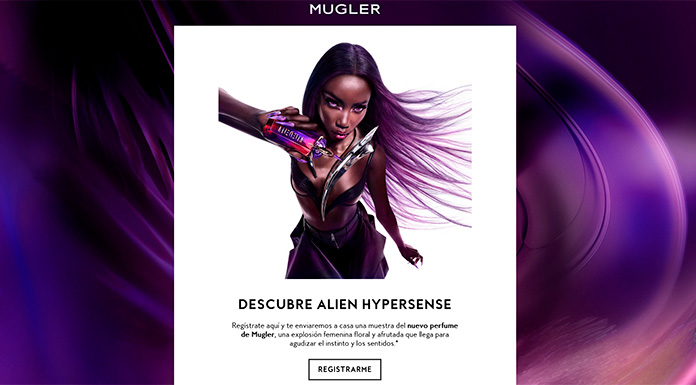 Muestras gratis del nuevo perfume de Mugler